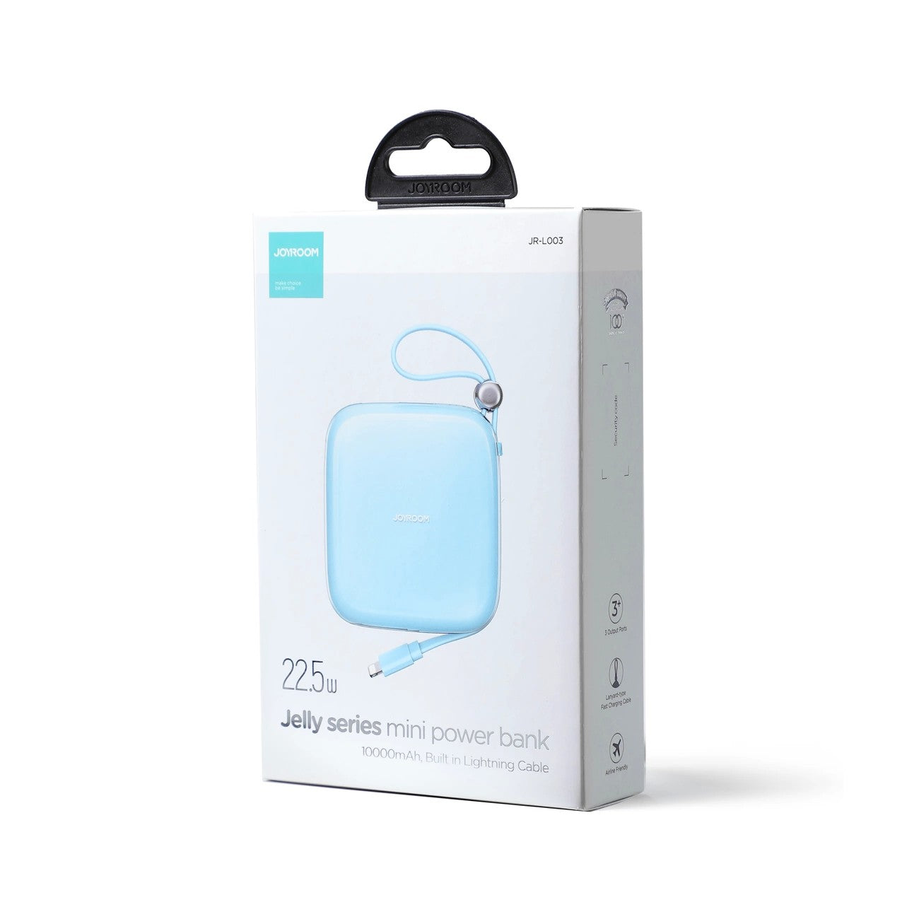 Išorinė baterija Power Bank Joyroom JR-L003 22.5W 10000mAh mėlyna