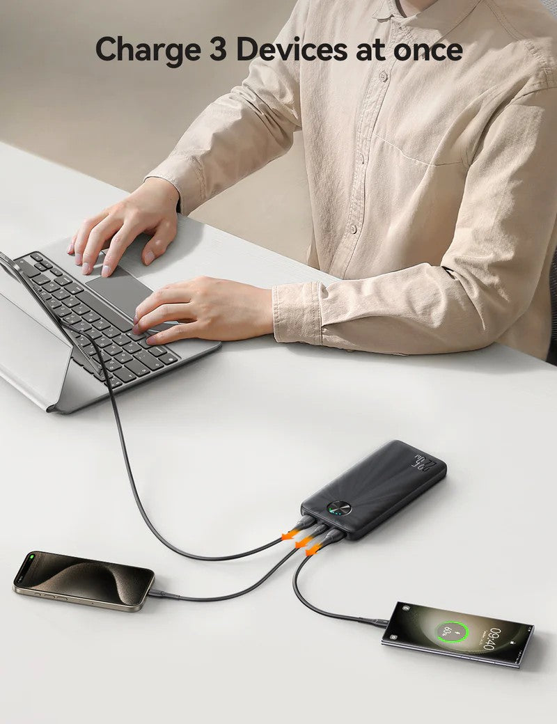 Išorinė baterija Power Bank Joyroom JR-PBF15 22.5W 10000mAh juoda