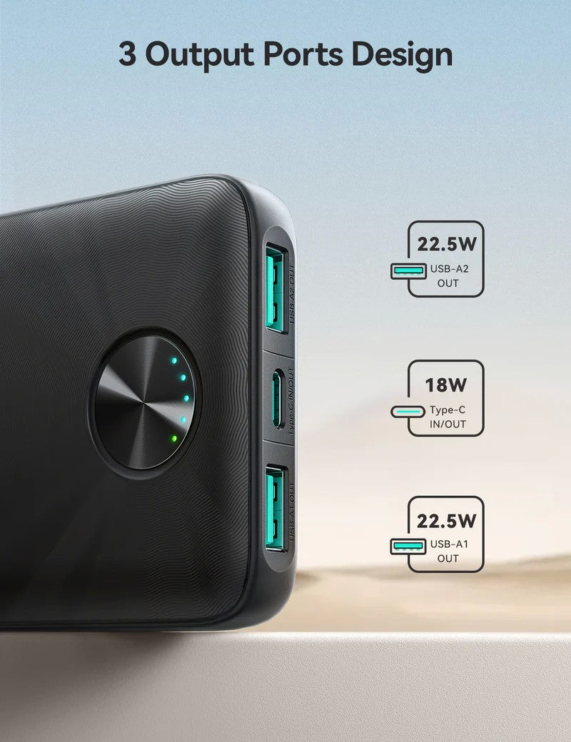 Išorinė baterija Power Bank Joyroom JR-PBF15 22.5W 10000mAh juoda