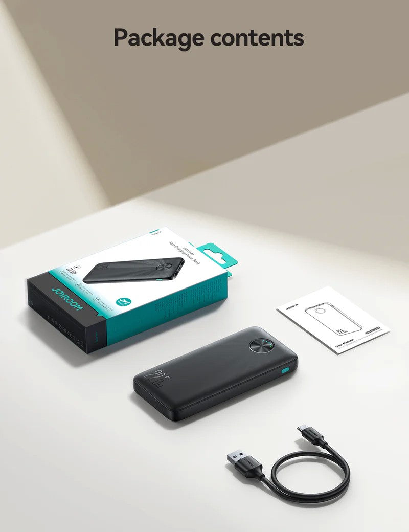 Išorinė baterija Power Bank Joyroom JR-PBF15 22.5W 10000mAh juoda