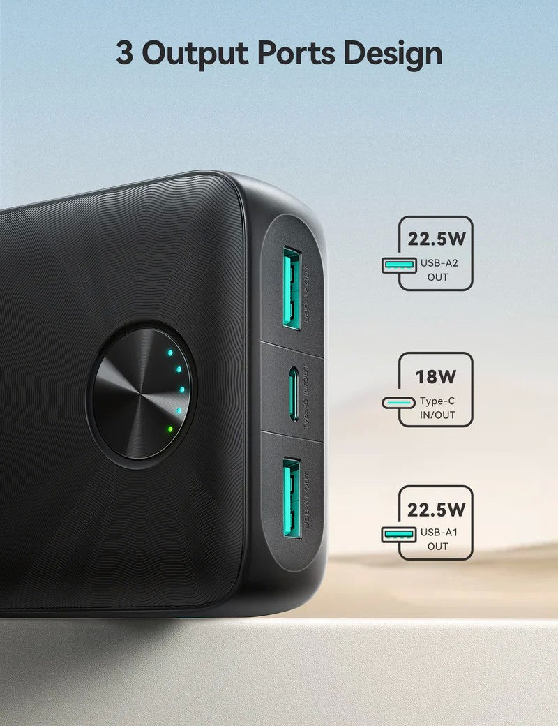 Išorinė baterija Power Bank Joyroom JR-PBF16 22.5W 20000mAh juoda