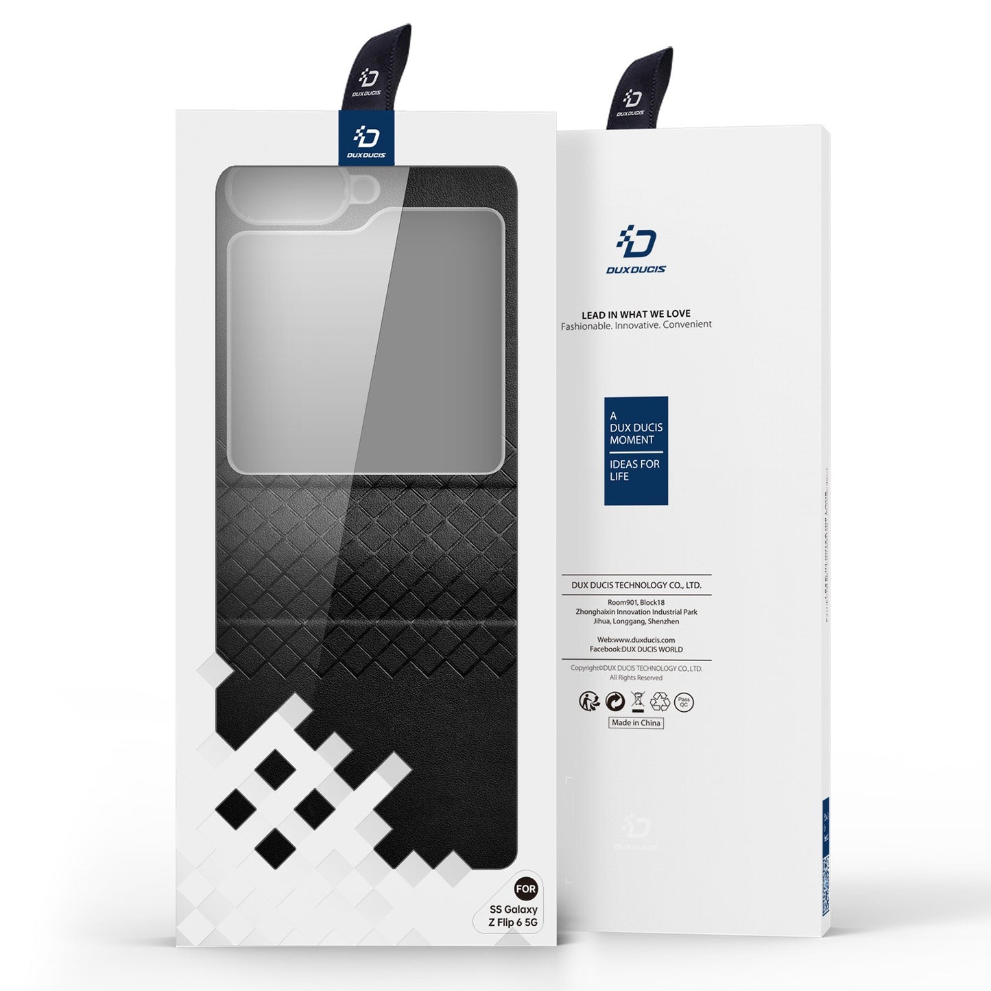 Dėklas Dux Ducis Bril Samsung F741 Z Flip6 juodas