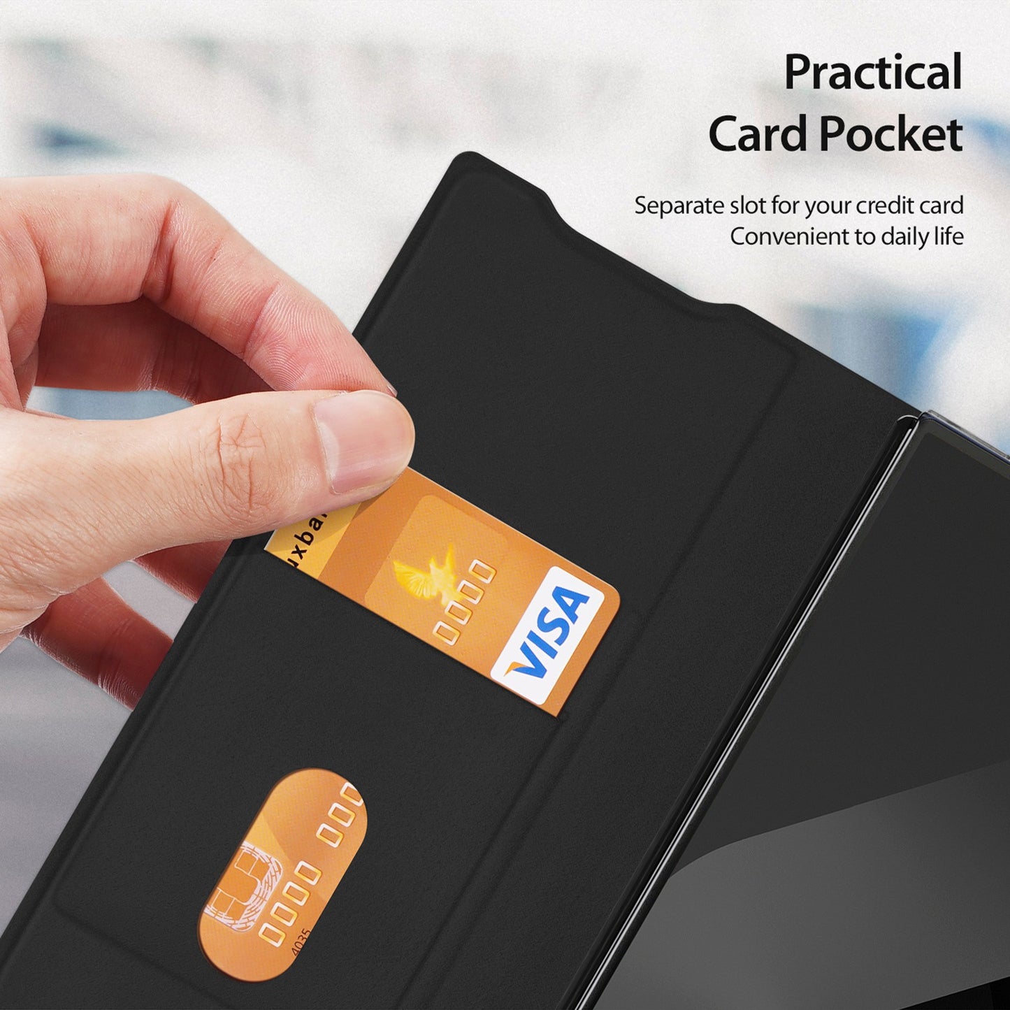 Dėklas Dux Ducis Bril Samsung F956 Z Fold6 juodas