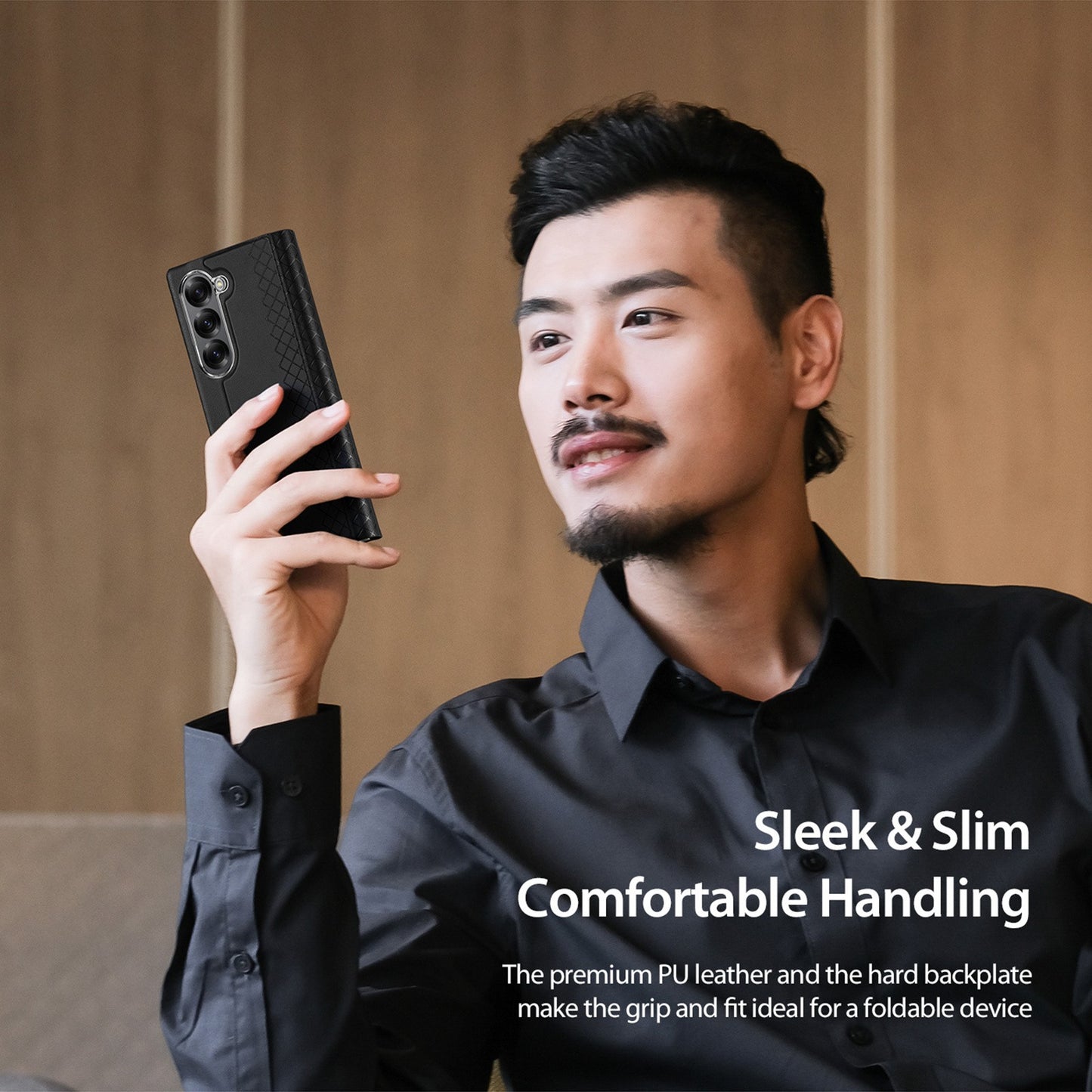 Dėklas Dux Ducis Bril Samsung F956 Z Fold6 mėlynas