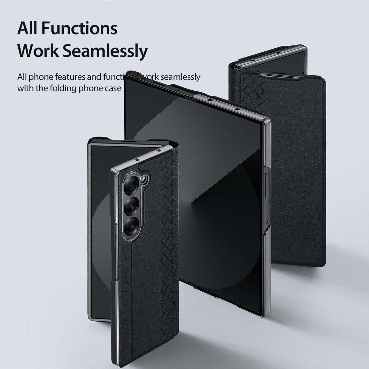 Dėklas Dux Ducis Bril Samsung F956 Z Fold6 mėlynas
