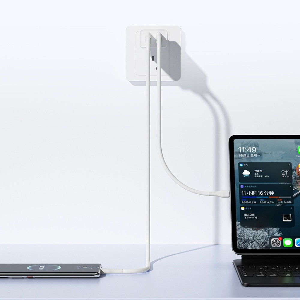 Įkroviklis Awei C15-EU 2xUSB-A 10W baltas