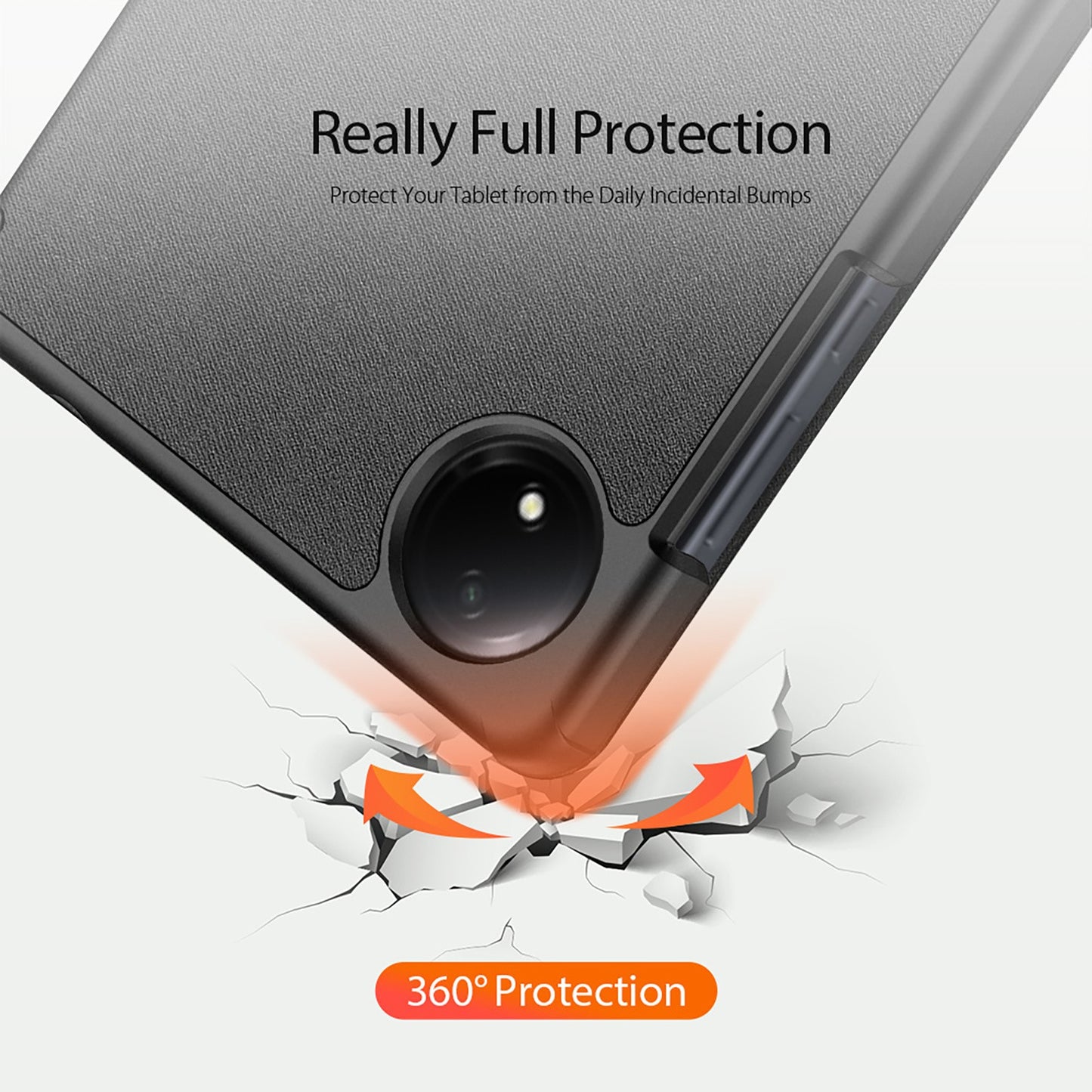 Dėklas Dux Ducis Domo Xiaomi Redmi Pad SE 8.7 tamsiai mėlynas