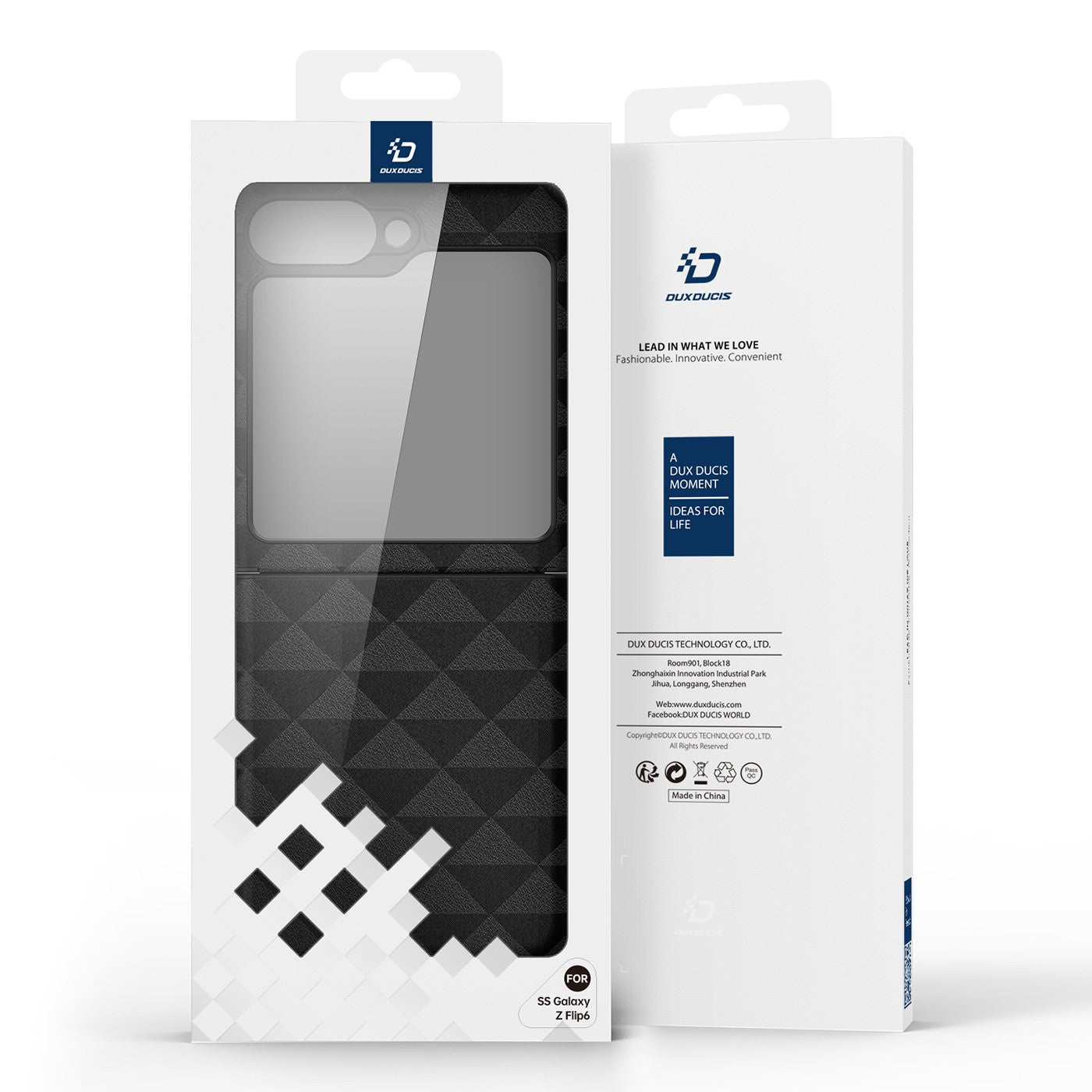 Dėklas Dux Ducis Fitt Samsung F741 Z Flip6 juodas