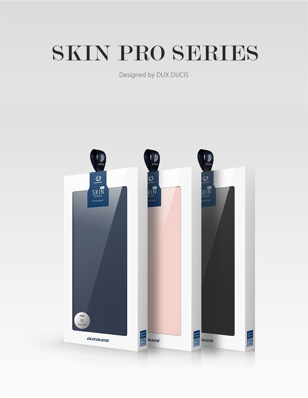 Dėklas Dux Ducis Skin Pro Samsung A165 A16 4G/A166 A16 5G tamsiai mėlynas