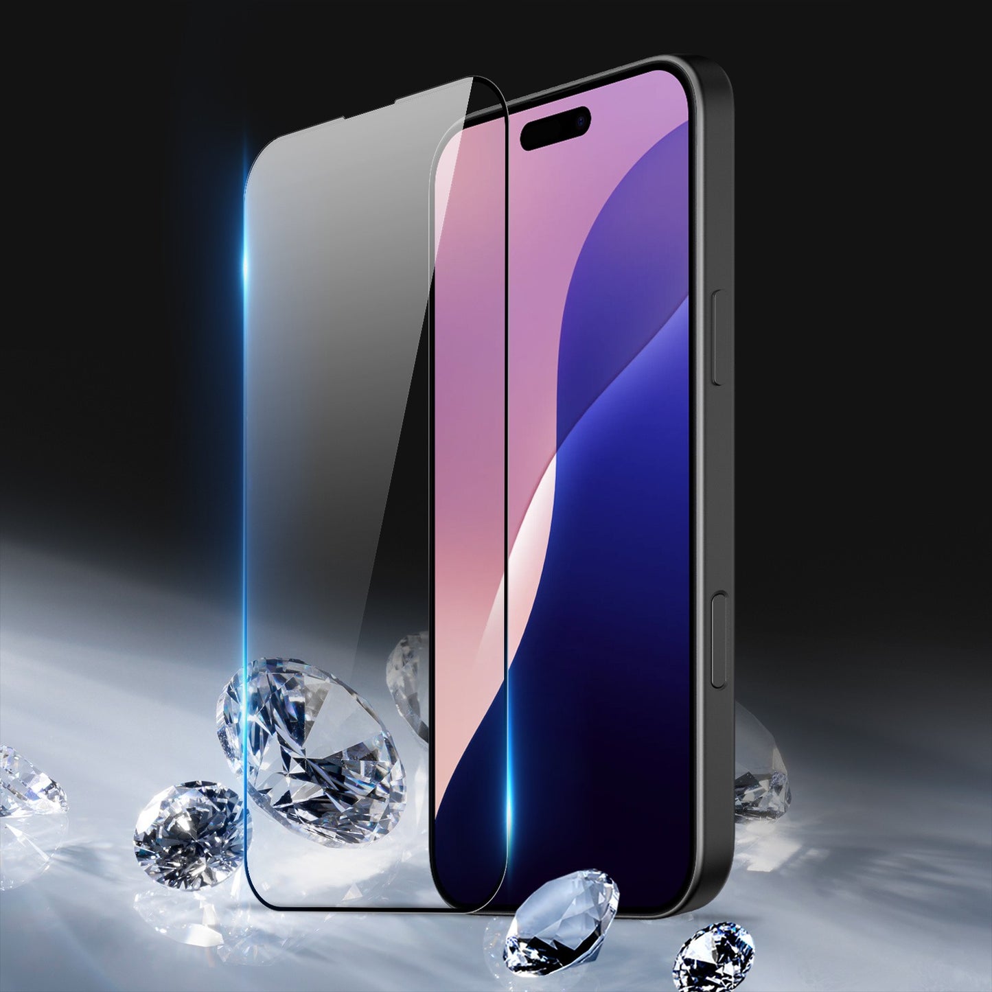 LCD apsauginis stikliukas Dux Ducis 10D Apple iPhone 16 Pro Max juodas