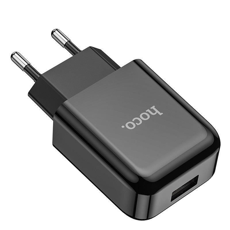 Įkroviklis Hoco N2 USB-A 2A juodas