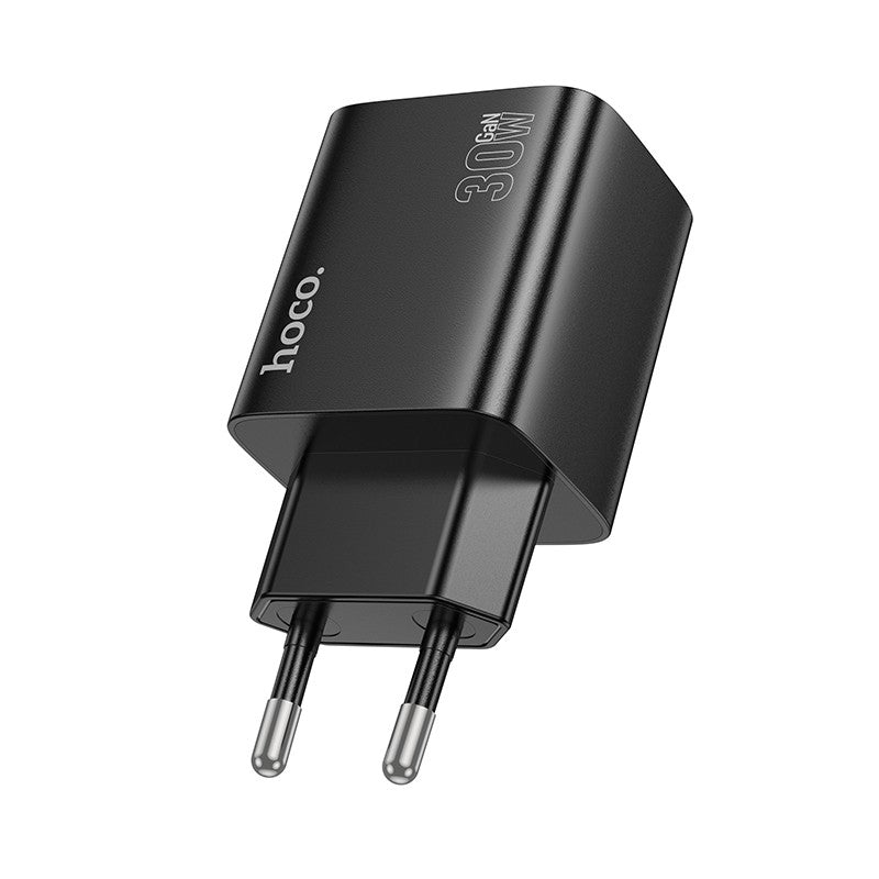 Įkroviklis Hoco N56 2xUSB-C/2xUSB-A PD30W juodas