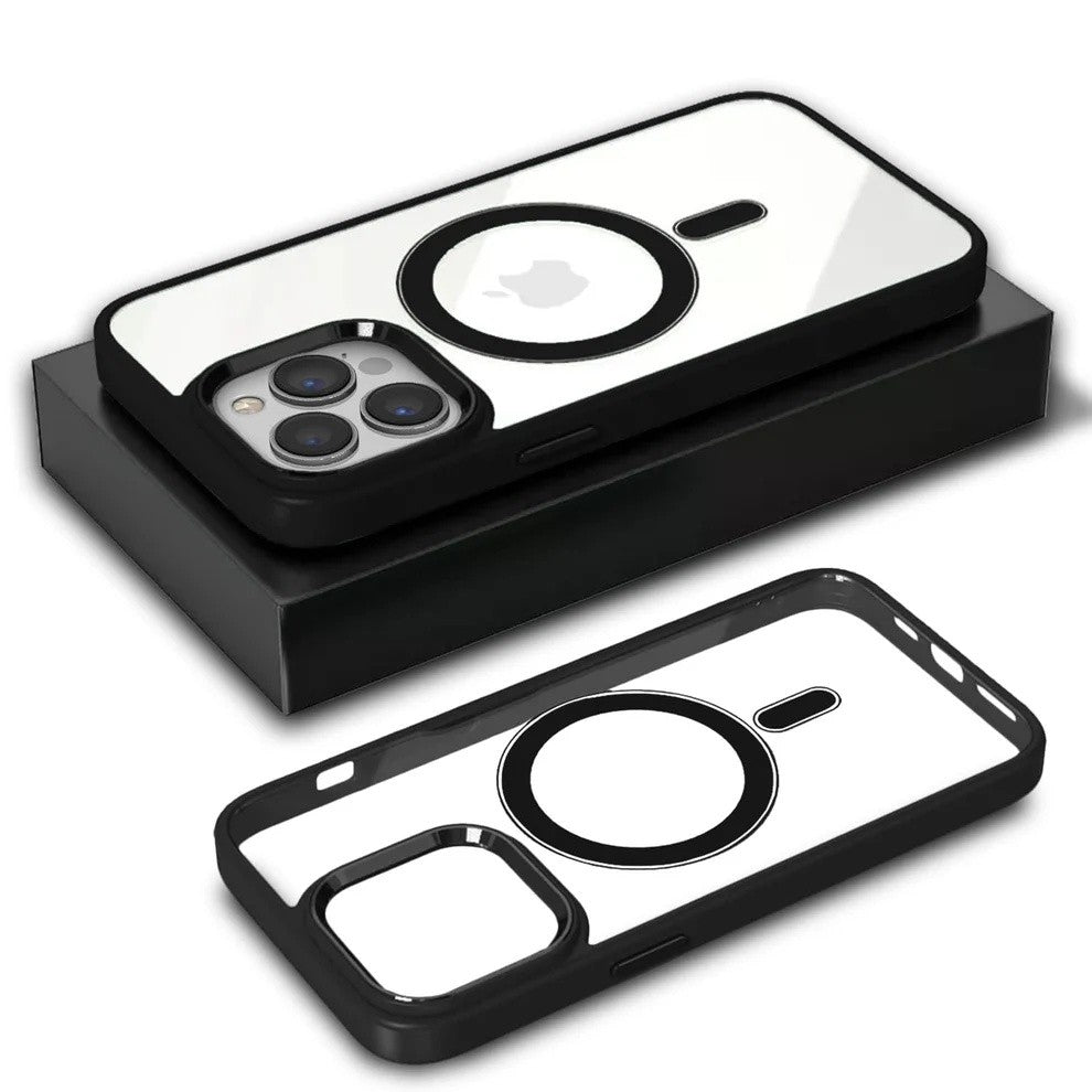 Dėklas Premium Mag Cover Apple iPhone 15 Pro Max juodas