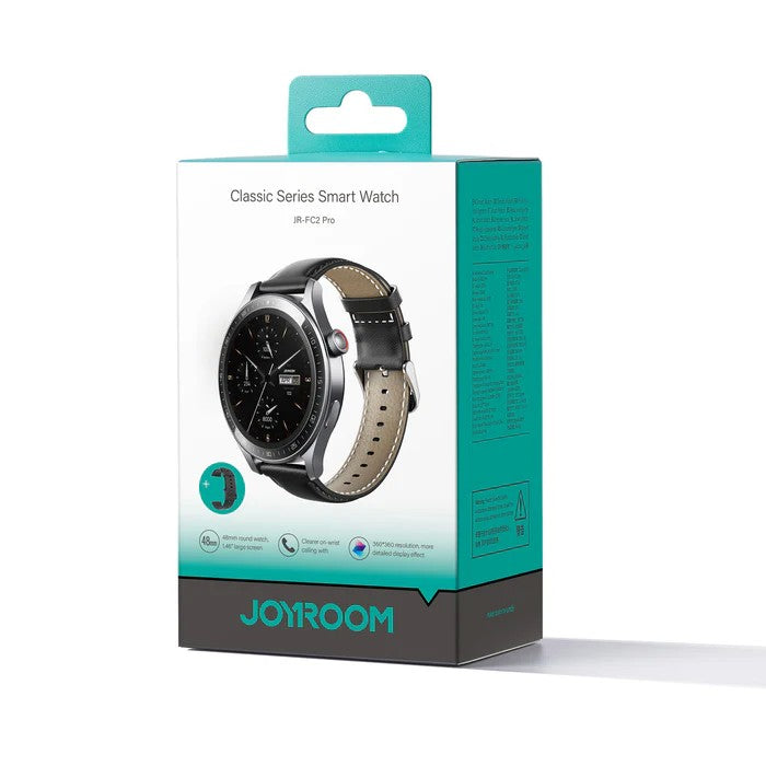 Išmanusis laikrodis Joyroom JR-FC2 Pro Classic Series Smart Watch (Make/Answer Call) Moonlight Silver
