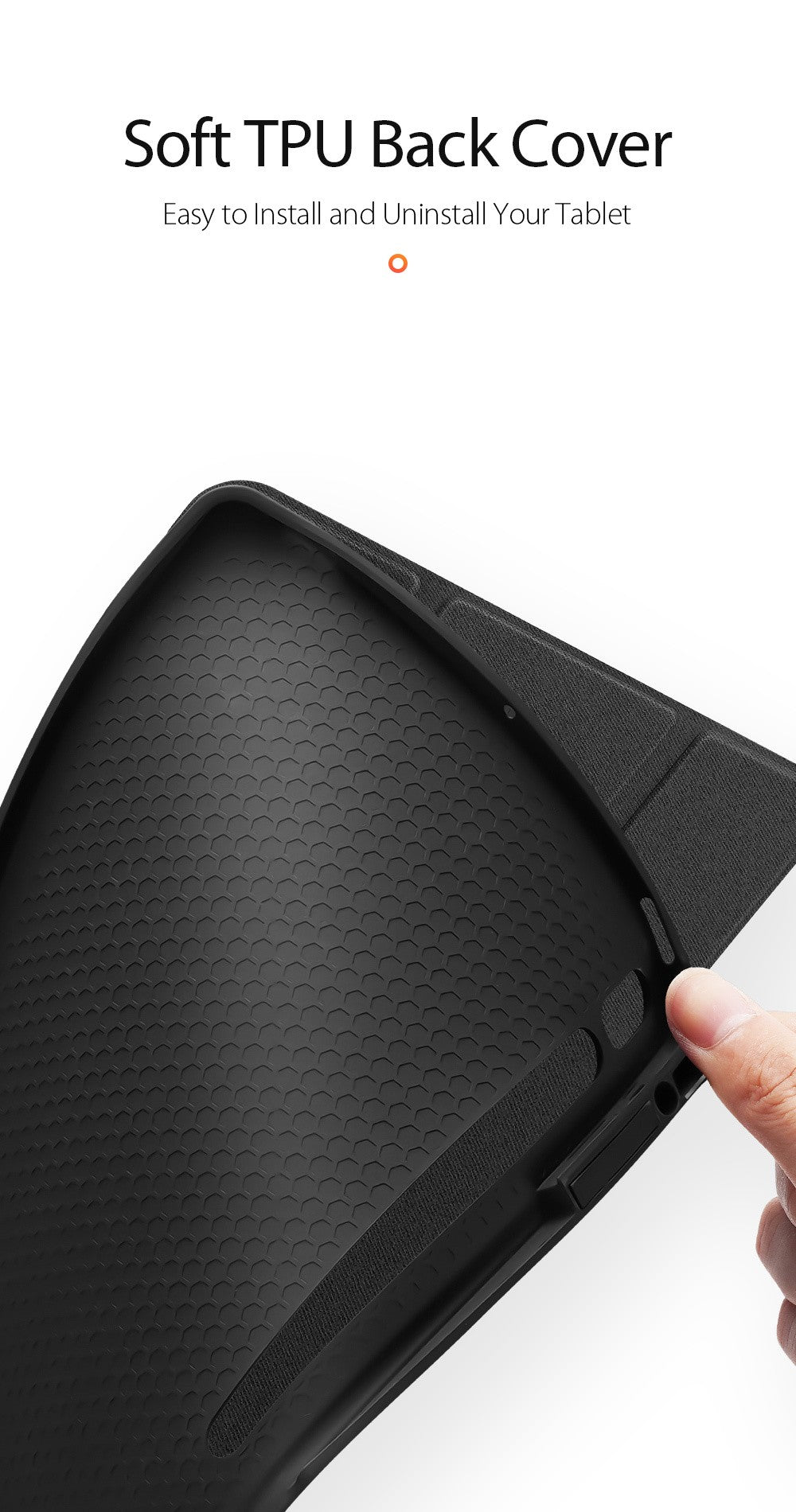 Dėklas Dux Ducis Domo Samsung X820 Tab S10 Plus/X610/X616 Tab S9 FE Plus juodas
