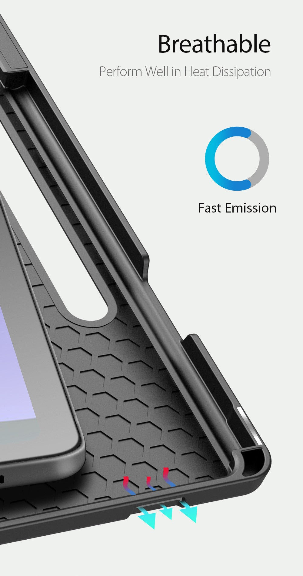 Dėklas Dux Ducis Domo Samsung X820 Tab S10 Plus/X610/X616 Tab S9 FE Plus juodas