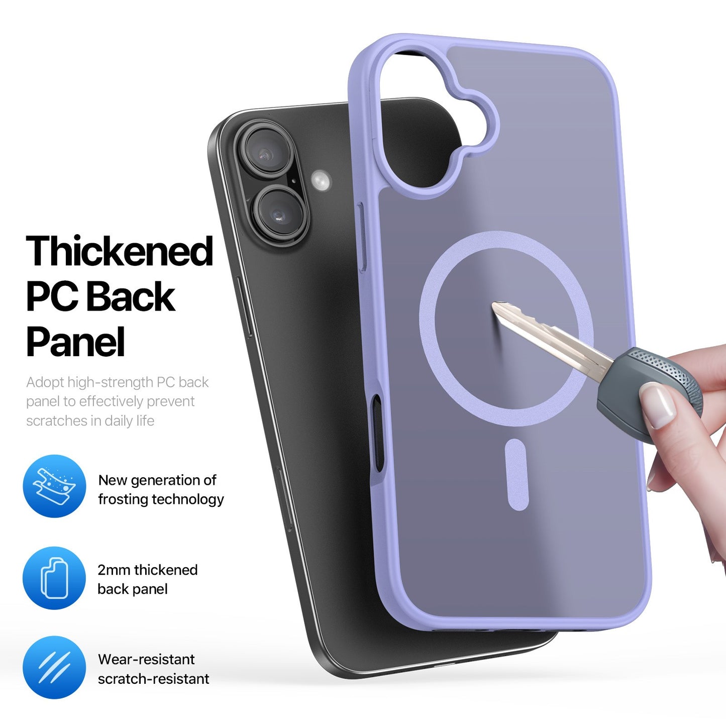 Dėklas Dux Ducis Yind Apple iPhone 16 juodas