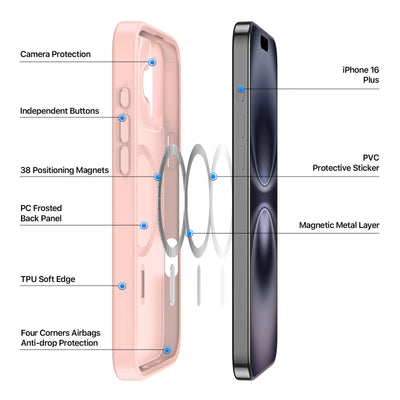 Dėklas Dux Ducis Yind Apple iPhone 16 Plus mėlynas