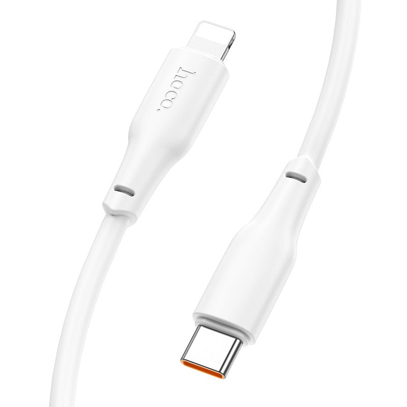 USB kabelis Hoco X93 60W USB-C to USB-C 1.0m baltas