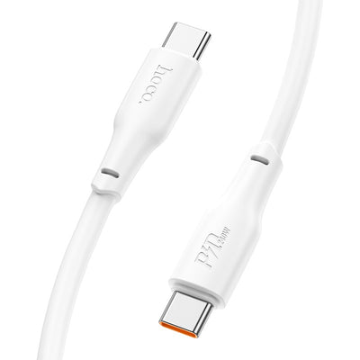 USB kabelis Hoco X93 60W USB-C to USB-C 2.0m baltas