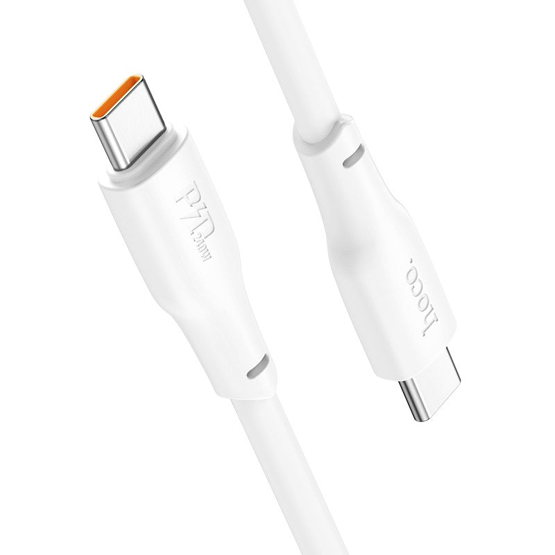 USB kabelis Hoco X93 60W USB-C to USB-C 2.0m baltas