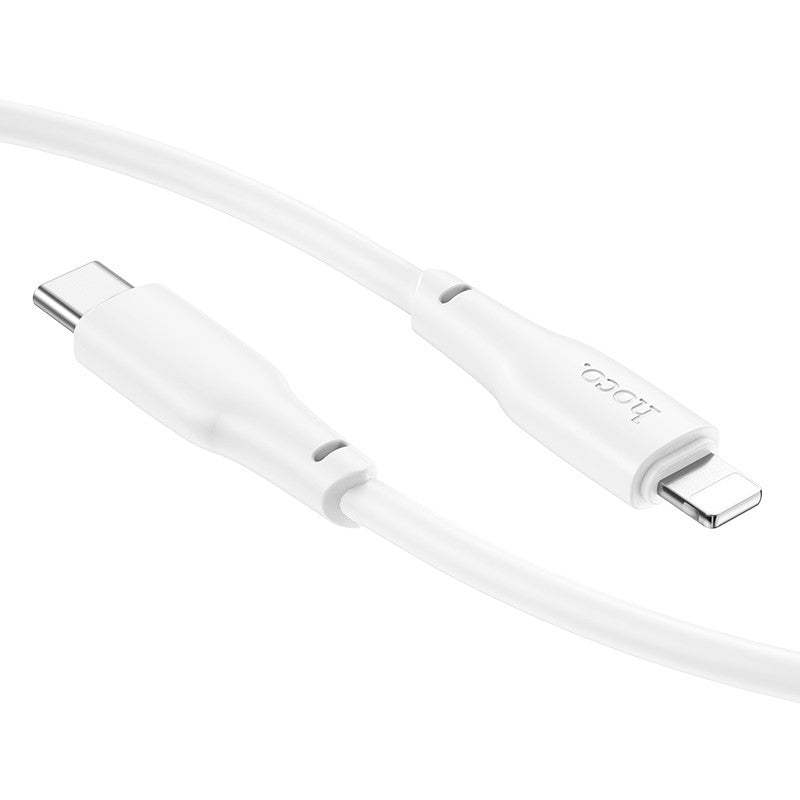 USB kabelis Hoco X93 PD20W USB-C to Lightning 1.0m baltas