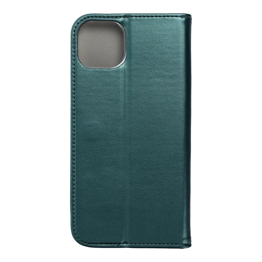 Dėklas Smart Magnetic Xiaomi Redmi 14C/Redmi A4/Poco C75 tamsiai žalias
