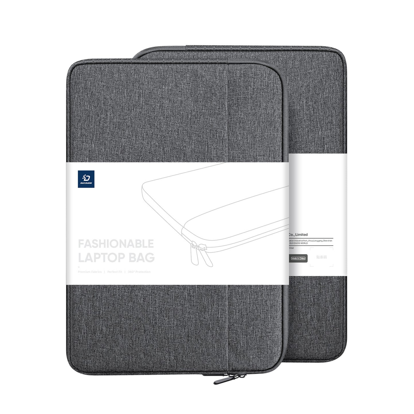 Dėklas nešiojamam kompiuteriui Dux Ducis LBDB 14-15.4" juodas