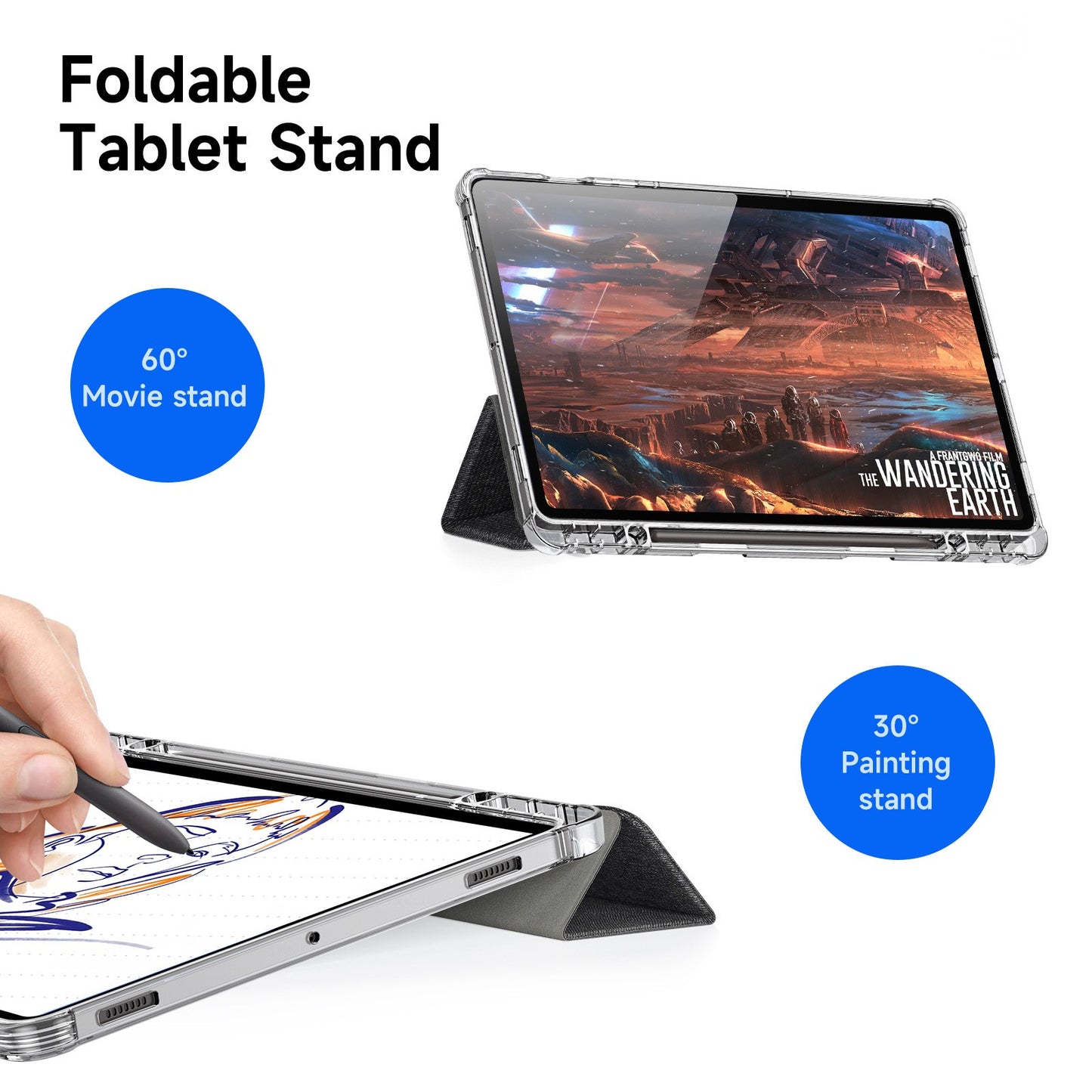 Dėklas Dux Ducis Unid Samsung X710/X716 Tab S9/X510/X516 Tab S9 FE mėlynas
