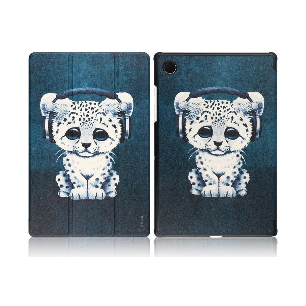 Dėklas Reach Smart Leather Samsung X210/X215/X216 Tab A9 Plus 11.0 sad cat