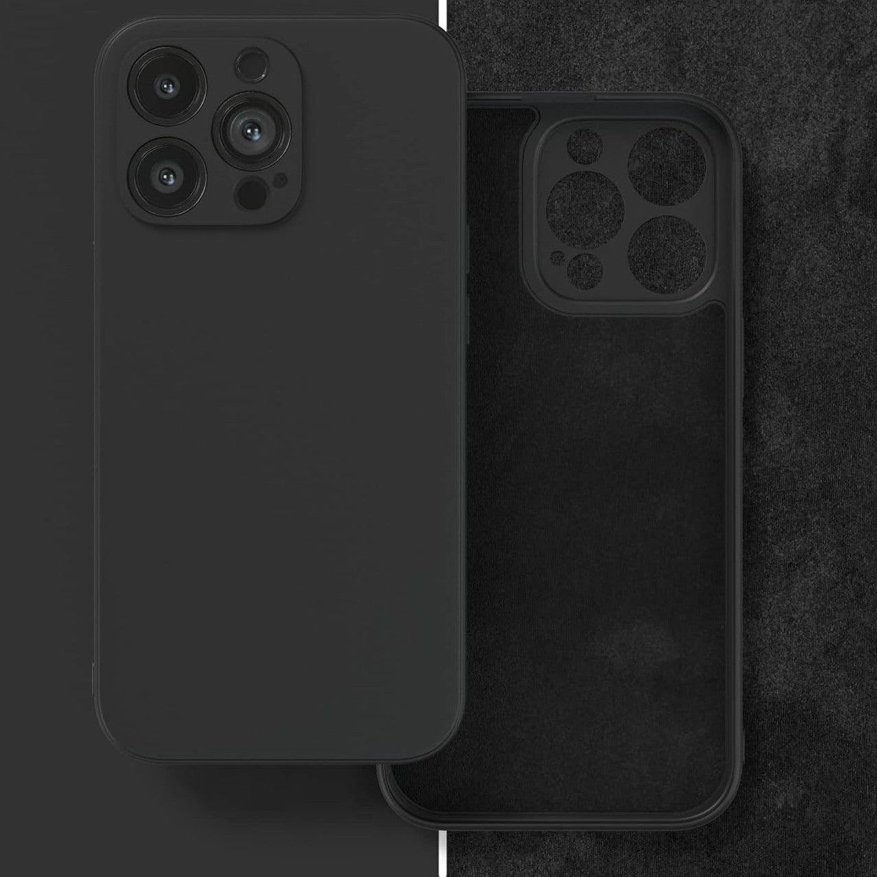 Dėklas Liquid Silicone 1.5mm Samsung S938 S25 Ultra juodas