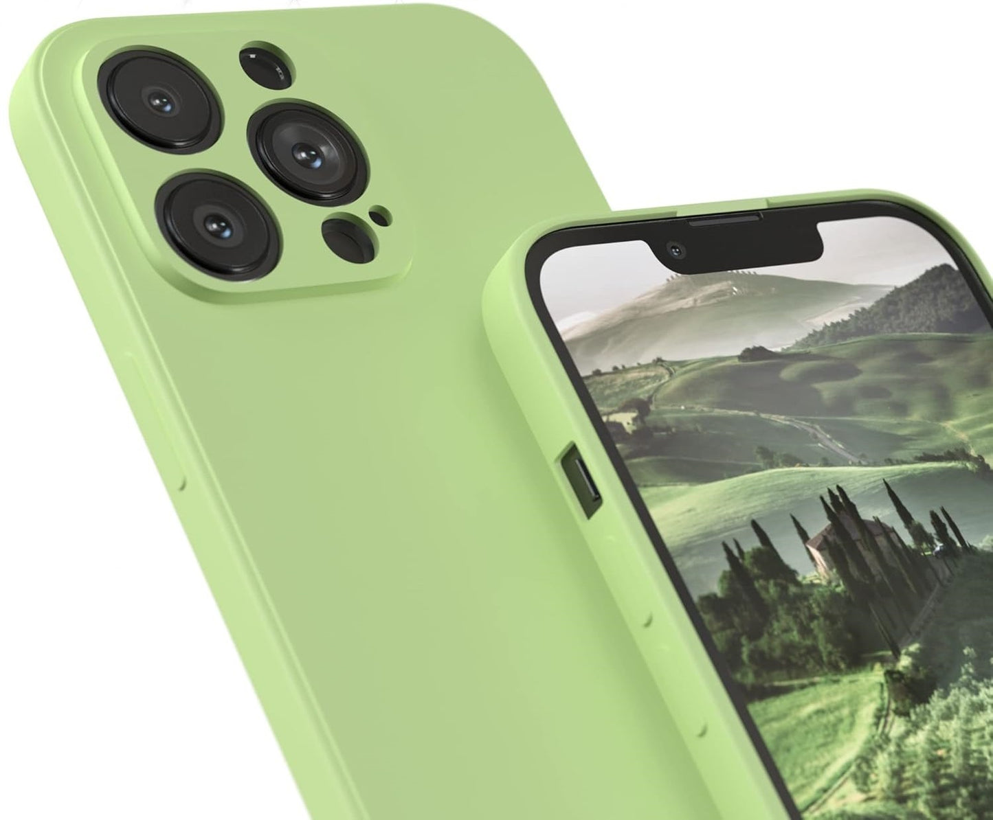 Dėklas Liquid Silicone 1.5mm Xiaomi Redmi Note 14 Pro 5G/Poco X7 mėtinis