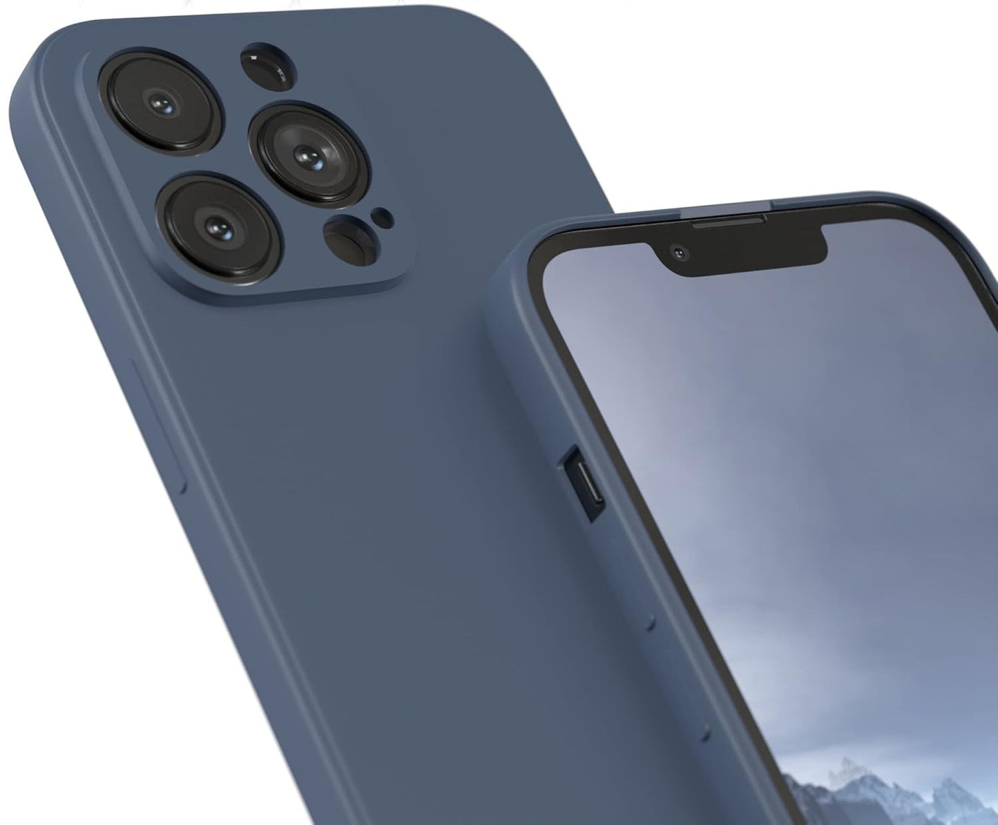 Dėklas Liquid Silicone 1.5mm Samsung S931 S25 tamsiai mėlynas