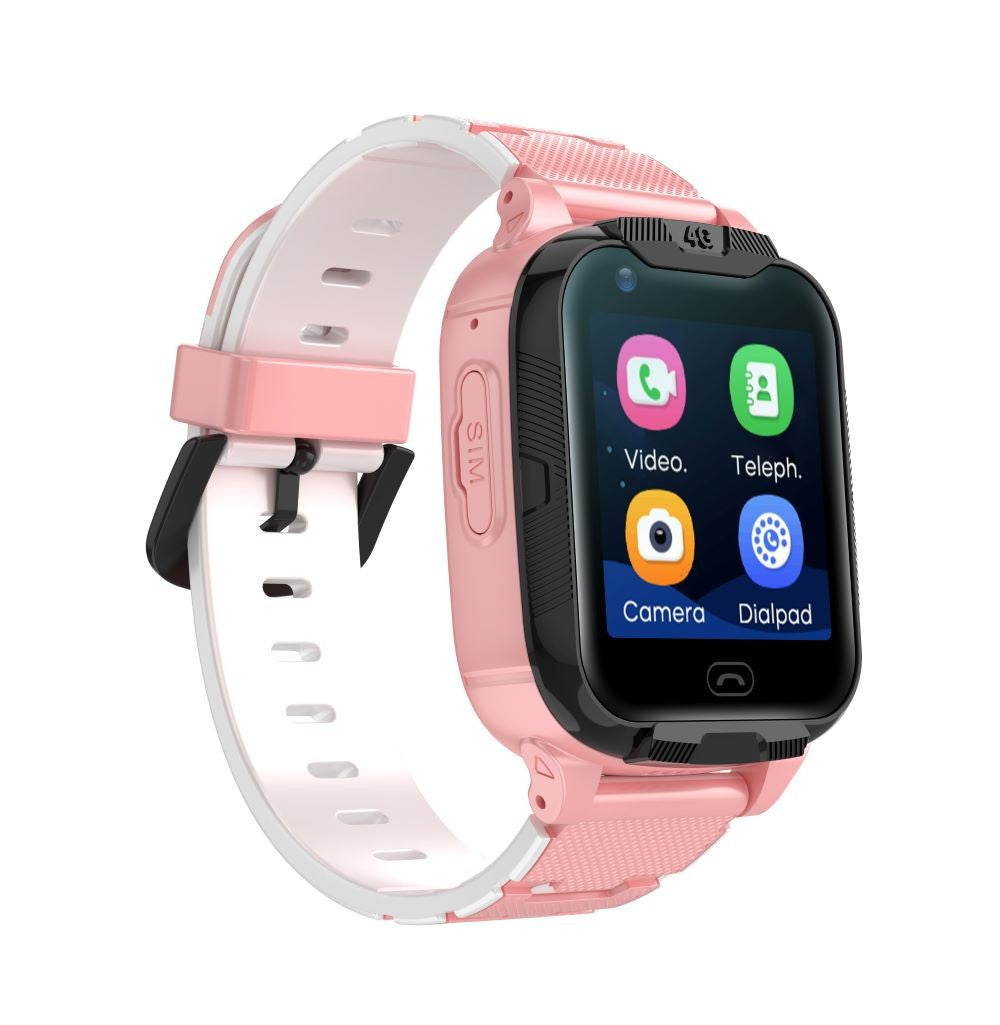 Išmanusis laikrodis vaikams Maxlife Smartwatch 4G MXKW-350 GPS WiFi rožinis