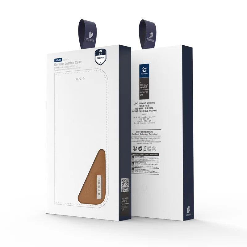 Dėklas Dux Ducis Hivo skirtas Samsung S936 S25 Plus rudas
