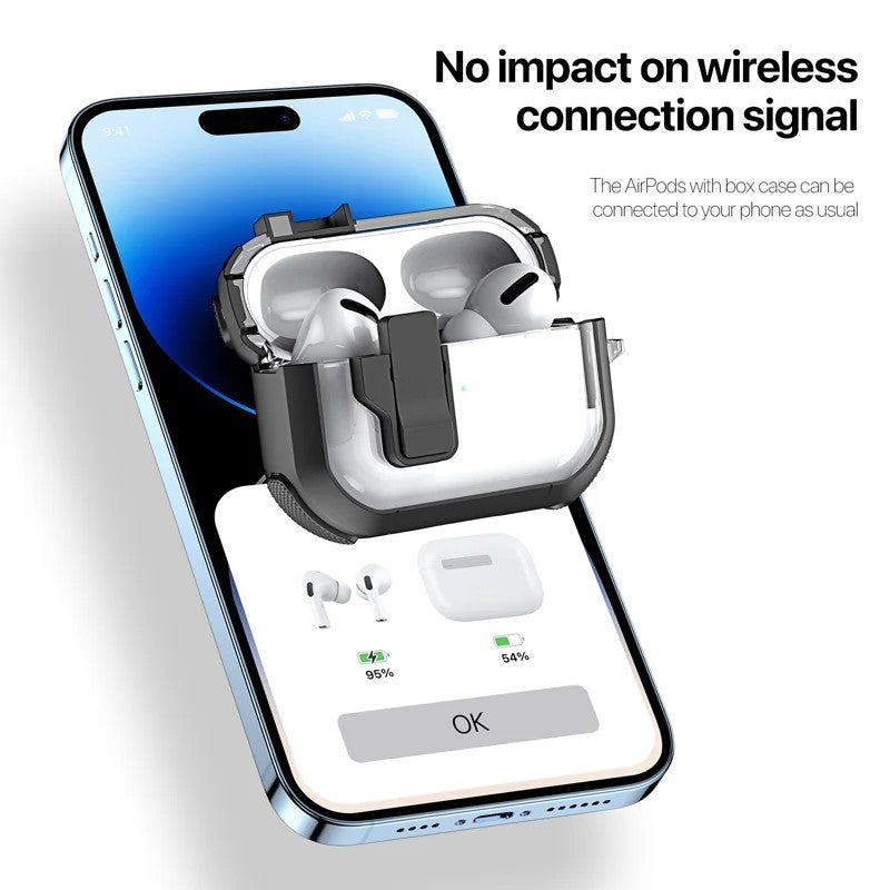 Dėklas Dux Ducis PECN Apple AirPods 4 baltas