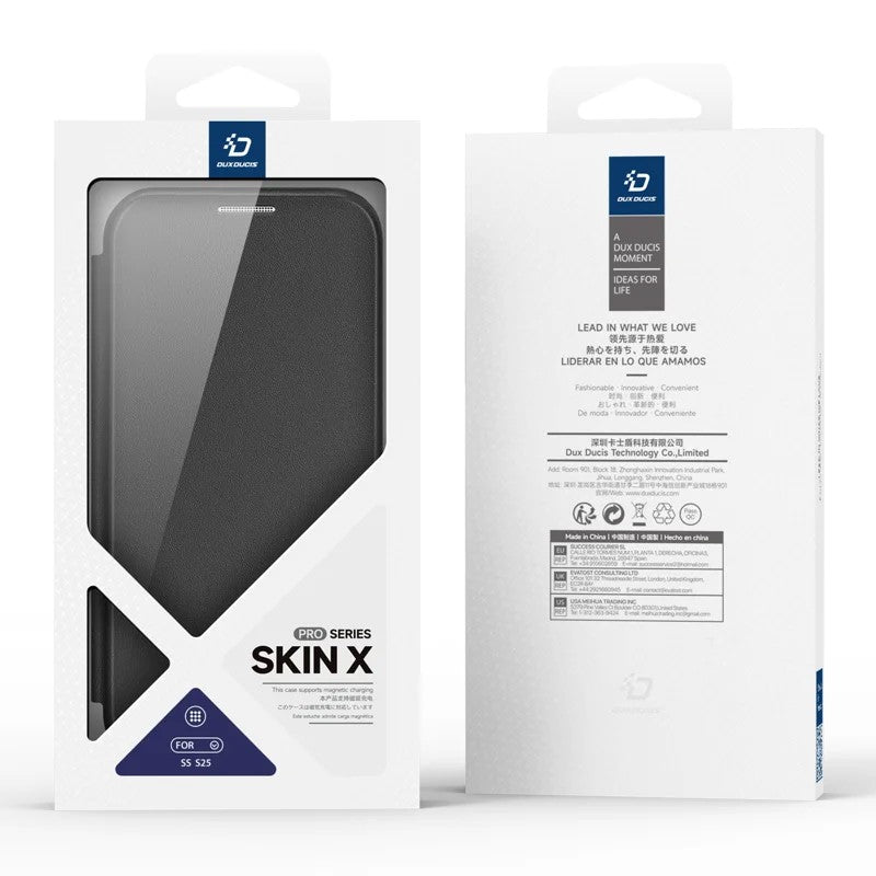 Dėklas Dux Ducis Skin X Pro skirtas Samsung S936 S25 Plus juodas