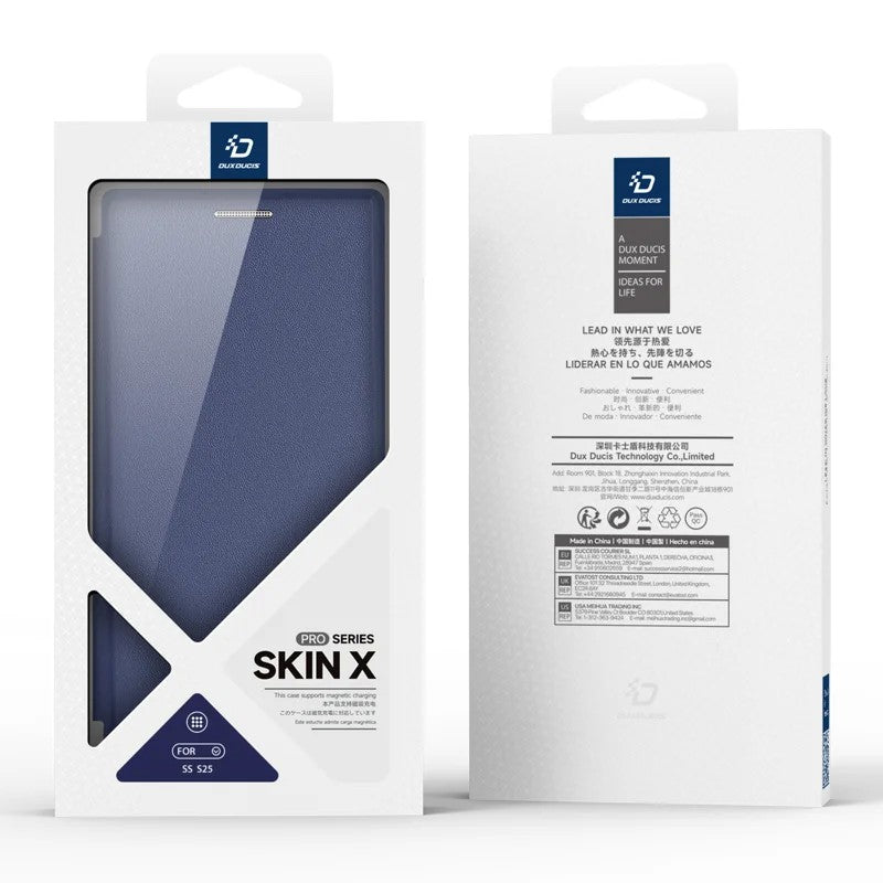 Dėklas Dux Ducis Skin X Pro skirtas Samsung S931 S25 mėlynas