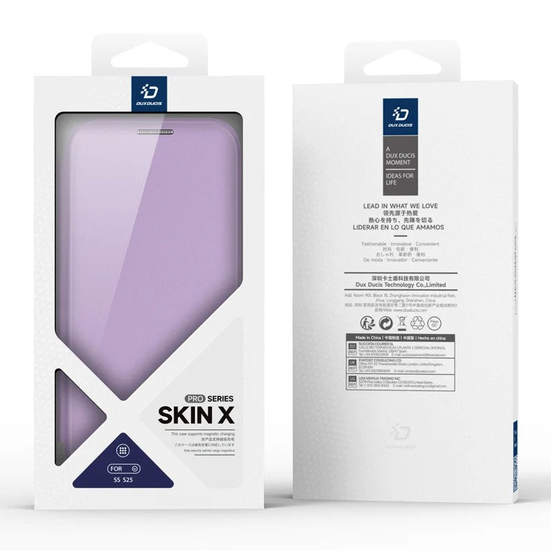Dėklas Dux Ducis Skin X Pro skirtas Samsung S931 S25 violetinis