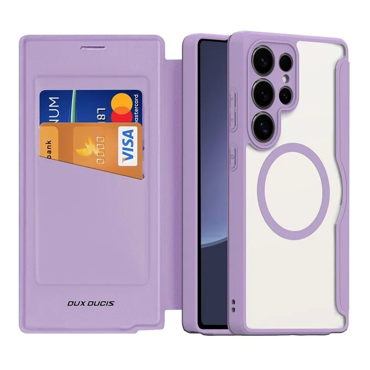 Dėklas Dux Ducis Skin X Pro skirtas Samsung S938 S25 Ultra violetinis