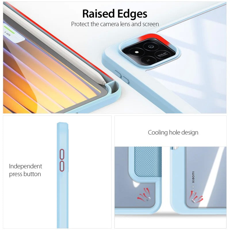 Dėklas Dux Ducis Toby Xiaomi Pad 7/Pad 7 Pro mėlynas