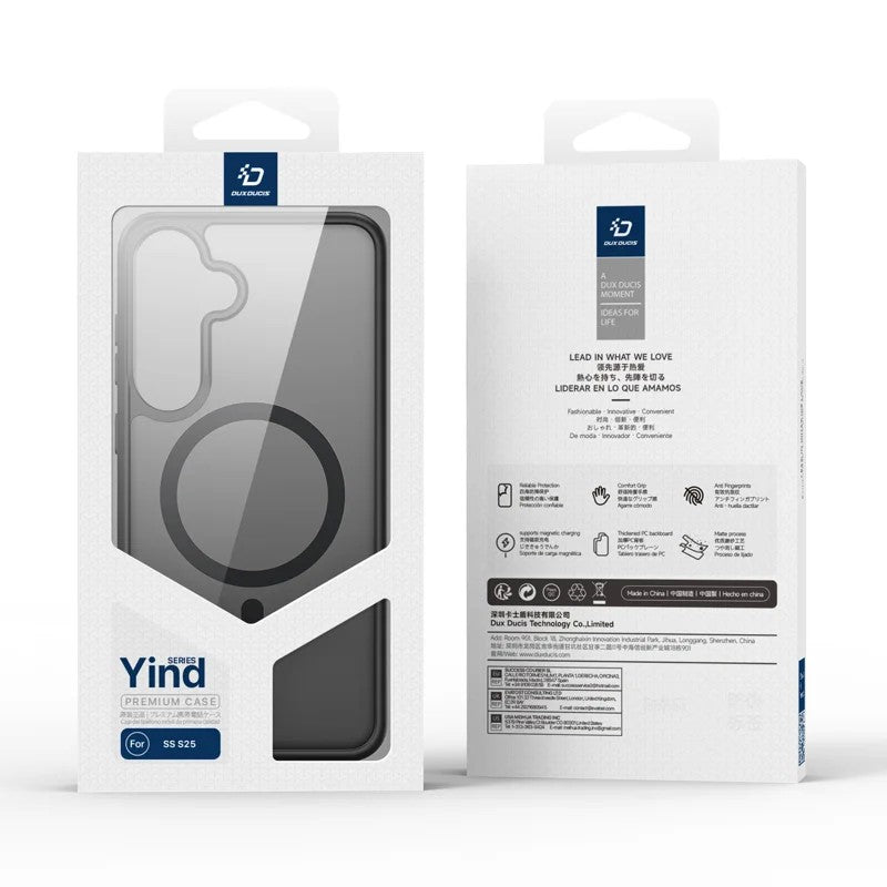 Dėklas Dux Ducis Yind skirtas Samsung S936 S25 Plus juodas