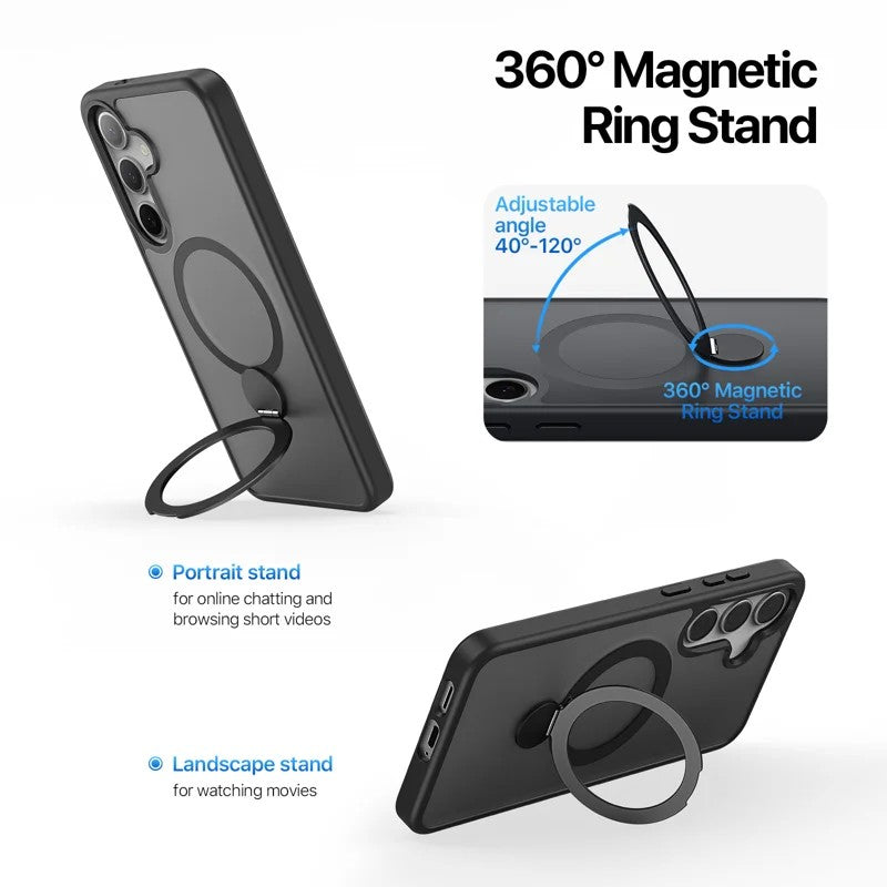 Dėklas Dux Ducis Yind With Magnetic Stand skirtas Samsung S931 S25 pilkas