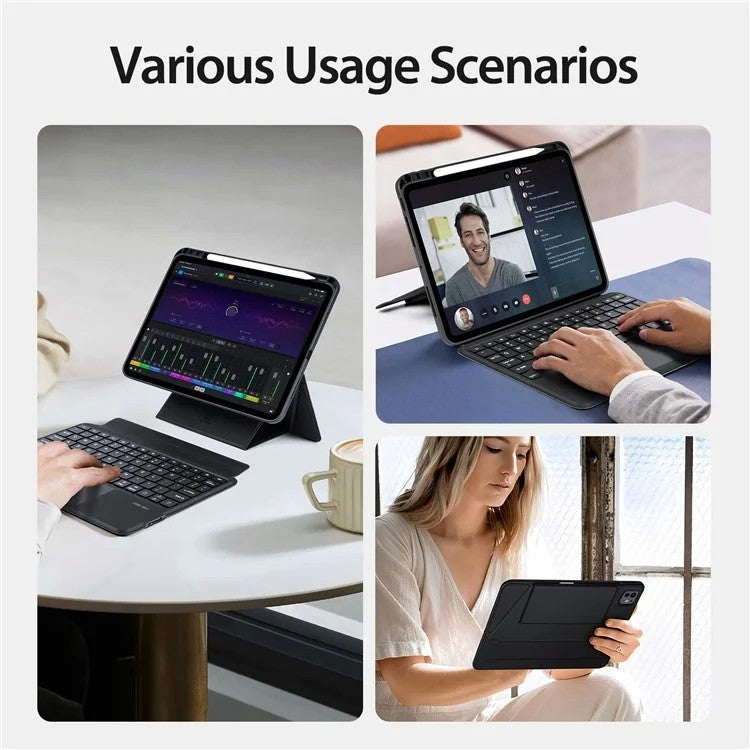 Dėklas su klaviatūra Dux Ducis DK Apple iPad Pro 11 2024 juodas
