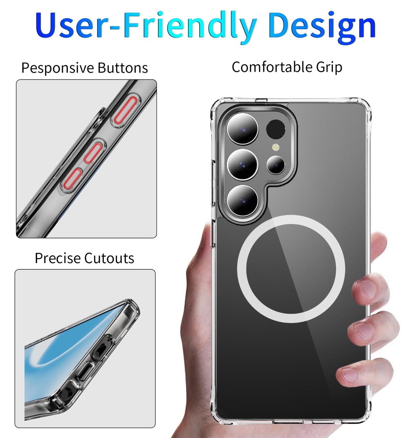 Dėklas Perfectionists Clear Mag Case Samsung S938 S25 Ultra skaidrus