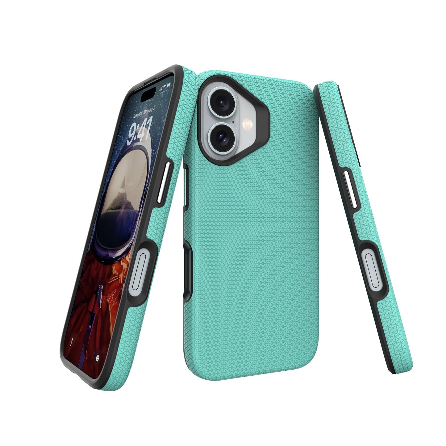 Dėklas Perfectionists Triangle Mag Case Apple iPhone 16 žalias
