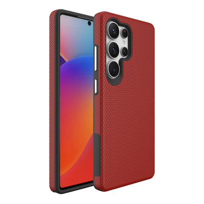 Dėklas Perfectionists Triangle Case Samsung S918 S23 Ultra 5G raudonas