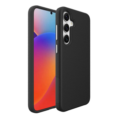 Dėklas Perfectionists Triangle Case Samsung S721 S24 FE juodas