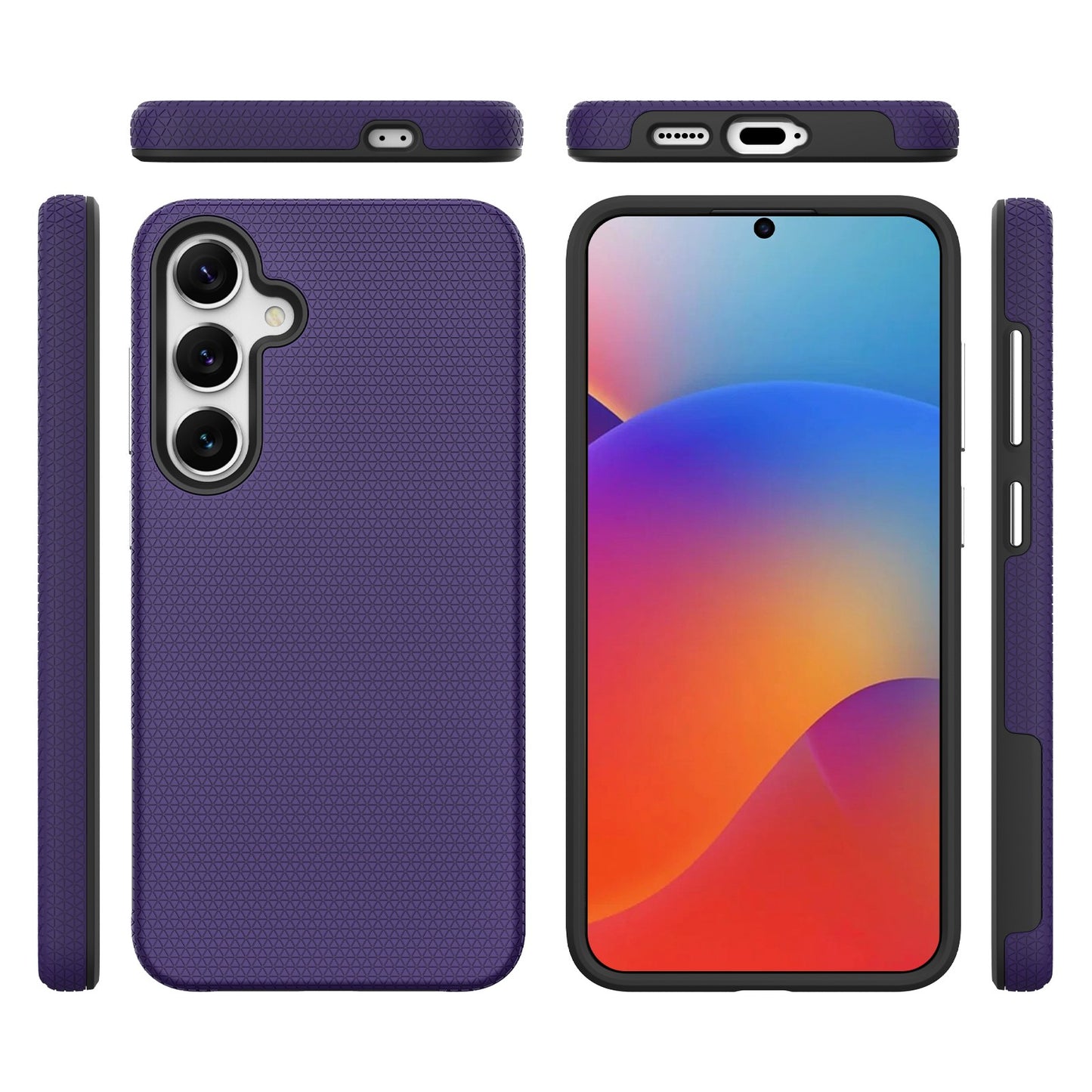 Dėklas Perfectionists Triangle Case Samsung S901 S22 5G violetinis