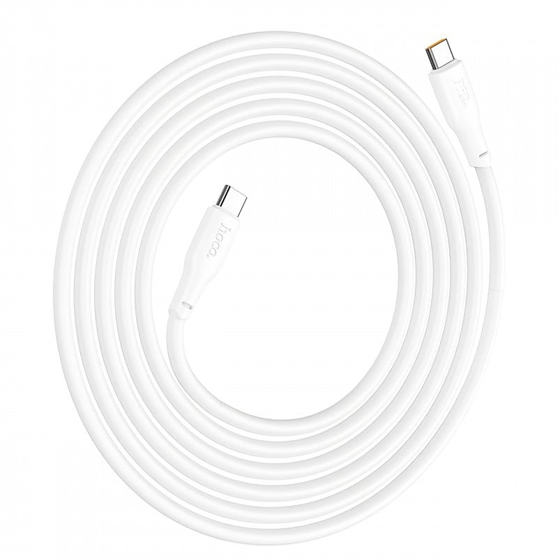 USB kabelis Hoco X93 240W USB-C to USB-C 2.0m baltas